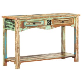 Mesa consola madera maciza reciclada 120x40x75 cm de vidaXL, Mesas auxiliares - Ref: Foro24-247925, Precio: 264,11 €, Descuen...