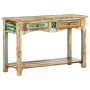 Mesa consola madera maciza reciclada 120x40x75 cm de vidaXL, Mesas auxiliares - Ref: Foro24-247925, Precio: 264,11 €, Descuen...