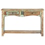 Mesa consola madera maciza reciclada 120x40x75 cm de vidaXL, Mesas auxiliares - Ref: Foro24-247925, Precio: 264,11 €, Descuen...