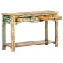 Mesa consola madera maciza reciclada 120x40x75 cm de vidaXL, Mesas auxiliares - Ref: Foro24-247925, Precio: 264,11 €, Descuen...