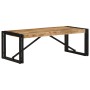 Mesa de centro de madera maciza de mango rugosa 100x50x35 cm en Mesas de centro | Comprar online en Foru.es