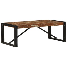 Mesa de centro multicolor 100x50x35 cm madera maciza reciclada en Mesas de centro | Comprar online en Foru.es