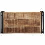 Mesa de centro 80x40x35 cm madera maciza de mango rugosa en Mesas de centro | Comprar online en Foru.es