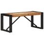 Mesa de centro 80x40x35 cm madera maciza de mango rugosa en Mesas de centro | Comprar online en Foru.es