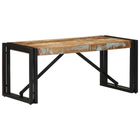Mesa de centro multicolor 80x40x35 cm madera maciza reciclada en Mesas de centro | Comprar online en Foru.es