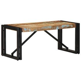 Mesa de centro multicolor 80x40x35 cm madera maciza reciclada en Mesas de centro | Comprar online en Foru.es