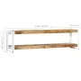 Mueble para TV de madera maciza de mango 150x30x40 cm de vidaXL, Muebles TV - Ref: Foro24-247825, Precio: 136,86 €, Descuento: %