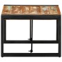 Mesa de centro multicolor 50x50x35 cm madera maciza reciclada en Mesas de centro | Comprar online en Foru.es