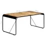 Mesa de comedor madera maciza de mango en bruto 180x90x76 cm de vidaXL, Mesas de cocina y de comedor - Ref: Foro24-247866, Pr...