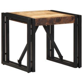 Mesa de centro 40x40x35 cm madera maciza de mango rugoso en Mesas de centro | Comprar online en Foru.es