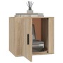 Mesita de noche color roble Sonoma 50x39x47 cm de vidaXL, Taquillas y armarios de almacenamiento - Ref: Foro24-816694, Precio...