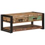 Mesa de centro multicolor 90x50x38 cm madera maciza reciclada en Mesas de centro | Comprar online en Foru.es