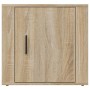Mesita de noche color roble Sonoma 50x39x47 cm de vidaXL, Taquillas y armarios de almacenamiento - Ref: Foro24-816694, Precio...