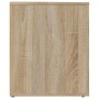 Mesita de noche color roble Sonoma 50x39x47 cm de vidaXL, Taquillas y armarios de almacenamiento - Ref: Foro24-816694, Precio...