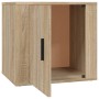 Mesita de noche color roble Sonoma 50x39x47 cm de vidaXL, Taquillas y armarios de almacenamiento - Ref: Foro24-816694, Precio...