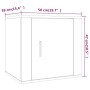 Mesita de noche color roble Sonoma 50x39x47 cm de vidaXL, Taquillas y armarios de almacenamiento - Ref: Foro24-816694, Precio...