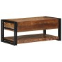 Mesa de centro multicolor 90x50x38 cm madera maciza reciclada en Mesas de centro | Comprar online en Foru.es