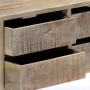 Aparador de madera maciza de mango 140x30x60 cm de vidaXL, Aparadores - Ref: Foro24-247914, Precio: 184,79 €, Descuento: %