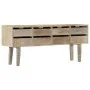 Solid mango wood sideboard 140x30x60 cm by vidaXL, Sideboards - Ref: Foro24-247914, Price: 193,27 €, Discount: %