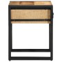 Mesa Auxiliar con cajón 40 x 40 x 50 cm Madera de mango maciza en Mesas auxiliares | Comprar online en Foru.es