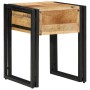 Mesa Auxiliar con cajón 40 x 40 x 50 cm Madera de mango maciza en Mesas auxiliares | Comprar online en Foru.es