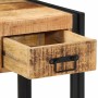 Mesa Auxiliar con cajón 40 x 40 x 50 cm Madera de mango maciza en Mesas auxiliares | Comprar online en Foru.es