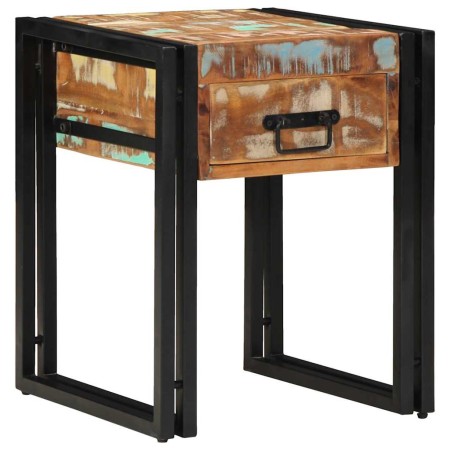 Mesa Auxiliar 40 x 40 x 50 cm Madera sólida recuperada en Mesas auxiliares | Comprar online en Foru.es