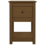 Mesitas de noche 2 uds madera de pino marrón miel 40x35x61,5 cm de vidaXL, Taquillas y armarios de almacenamiento - Ref: Foro...