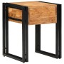 Mesa Auxiliar con cajón 40 x 40 x 50 cm Madera de Acacia Sólida en Mesas auxiliares | Comprar online en Foru.es