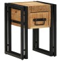 Mesa Auxiliar con cajón 30 x 30 x 40 cm Madera de mango maciza en Mesas auxiliares | Comprar online en Foru.es