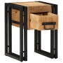 Mesa Auxiliar con cajón 30 x 30 x 40 cm Madera de mango maciza en Mesas auxiliares | Comprar online en Foru.es
