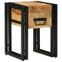 Mesa Auxiliar con cajón 30 x 30 x 40 cm Madera de mango maciza en Mesas auxiliares | Comprar online en Foru.es