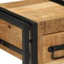 Mesa Auxiliar con cajón 30 x 30 x 40 cm Madera de mango maciza en Mesas auxiliares | Comprar online en Foru.es