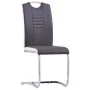 Sillas de comedor voladizas 2 unidades cuero sintético gris de vidaXL, Sillas de comedor - Ref: Foro24-281773, Precio: 153,20...