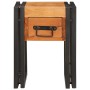 Mesa Auxiliar con cajón 30 x 30 x 40 cm Madera de Acacia Sólida en Mesas auxiliares | Comprar online en Foru.es
