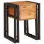 Mesa Auxiliar con cajón 30 x 30 x 40 cm Madera de Acacia Sólida en Mesas auxiliares | Comprar online en Foru.es