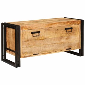 Armario Zapatero Marrón 90 x 38 x 45 cm Madera de mango maciza en Zapateros y organizadores de calzado | Comprar online en Foru.