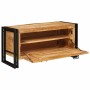 Armario Zapatero Marrón 90 x 38 x 45 cm Madera de mango maciza en Zapateros y organizadores de calzado | Comprar online en Foru.