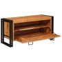 Armario Zapatero Marrón 90 x 38 x 45 cm Madera de Acacia Sólida en Zapateros y organizadores de calzado | Comprar online en Foru