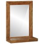 Espejo de baño Marrón 50 x 22 x 70 cm Madera de Acacia Sólida en Espejos | Comprar online en Foru.es