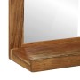 Espejo de baño Marrón 50 x 22 x 70 cm Madera de Acacia Sólida en Espejos | Comprar online en Foru.es