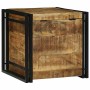 Caja de Almacenamiento 50 x 50 x 50 cm Madera de Mango Rugosa en Baúles de almacenamiento | Comprar online en Foru.es