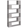 Estantería/divisor de espacios gris Sonoma 100x24x188 cm de vidaXL, Librerías y estanterías - Ref: Foro24-3187604, Precio: 10...
