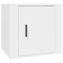 Mesitas de noche 2 unidades color blanco 50x39x47 cm de vidaXL, Taquillas y armarios de almacenamiento - Ref: Foro24-816689, ...