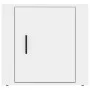 Mesitas de noche 2 unidades color blanco 50x39x47 cm de vidaXL, Taquillas y armarios de almacenamiento - Ref: Foro24-816689, ...