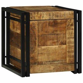 Caja de Almacenamiento 40 x 40 x 40 cm Madera de mango maciza en Baúles de almacenamiento | Comprar online en Foru.es