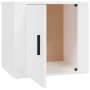 Mesitas de noche 2 unidades color blanco 50x39x47 cm de vidaXL, Taquillas y armarios de almacenamiento - Ref: Foro24-816689, ...