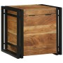 Caja de Almacenamiento 40 x 40 x 40 cm Madera de Acacia Sólida en Baúles de almacenamiento | Comprar online en Foru.es