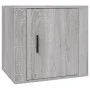 Mesitas de noche 2 unidades color gris Sonoma 50x39x47 cm de vidaXL, Taquillas y armarios de almacenamiento - Ref: Foro24-816...