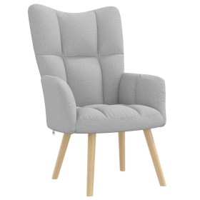Sillón de relax tela gris nube en Sillones | Comprar online en Foru.es